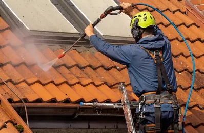 Démoussage et hydrofuge de toiture à Goven